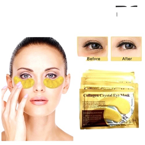 [ DBI ] Masker Mata COLLAGEN CRYSTAL GOLD EYE BAG MASK EYEMASK Kantong Black Panda Bisa COD Bayar di tempat