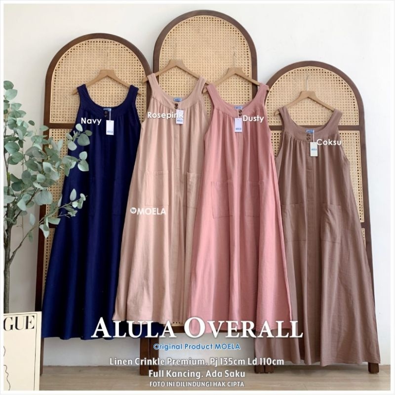 ALULA OVERALL ORI MOELA | Ld110 Crinkle Premium