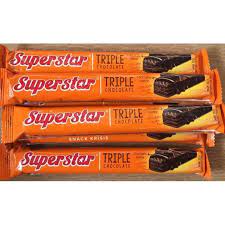 

Superstar Wafer Triple Choco Wafer cokelat jajanan jadoel jadul Murah