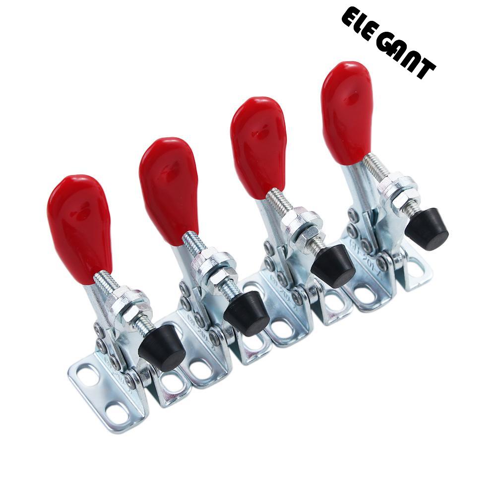 Toggle Clamp GH-201A 4pcs Horizontal Quick Release Heavy Duty Joinery Klem Alat Pertukangan