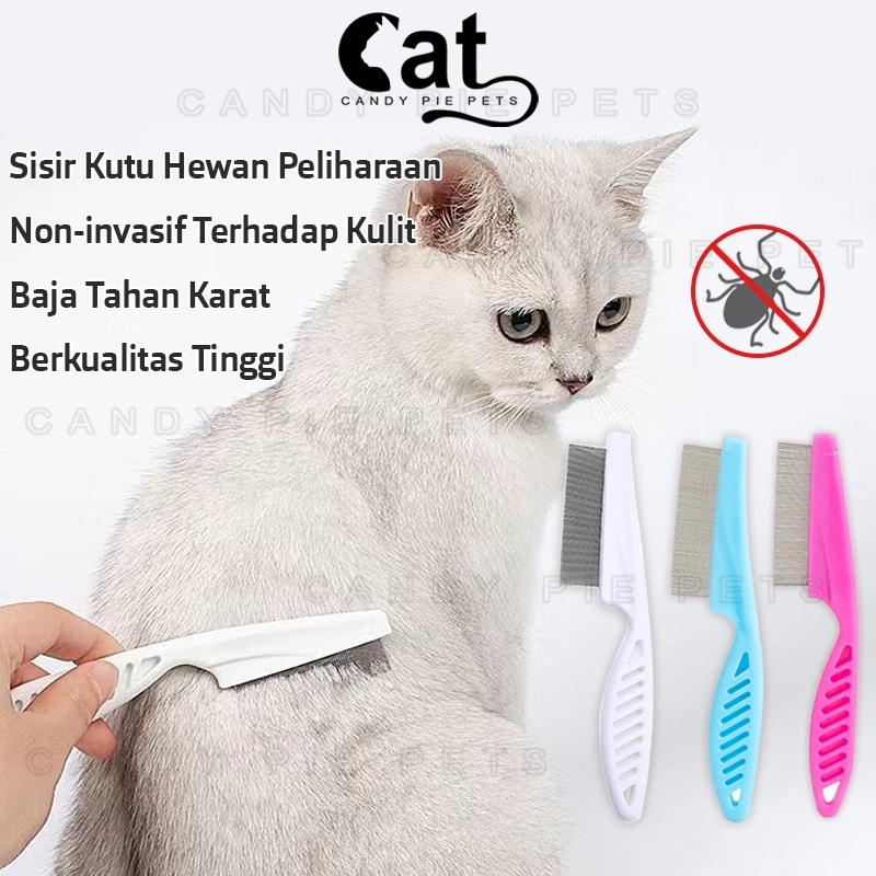 Sisir Kutu Kucing Sisir Kutu Anjing Sisir Kucing Sisir Anti Kutu Kucing Grooming Hewan