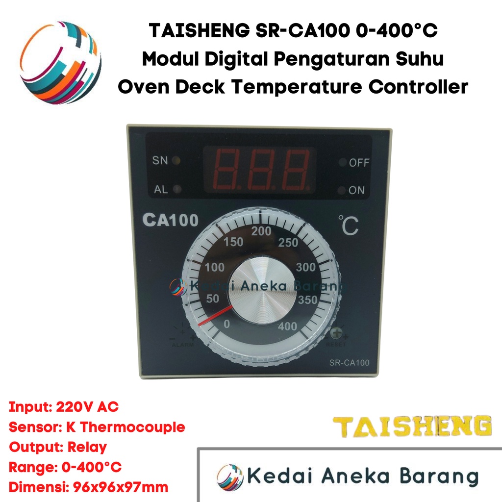 TAISHENG SR-CA100 SR CA100 Module Modul Digital Oven Deck Temperature Temperatur Suhu Controller Con