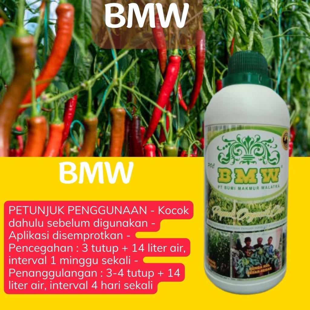 bmw pupuk tanaman sayuran PUPUK ORGANIK CAIR BMW