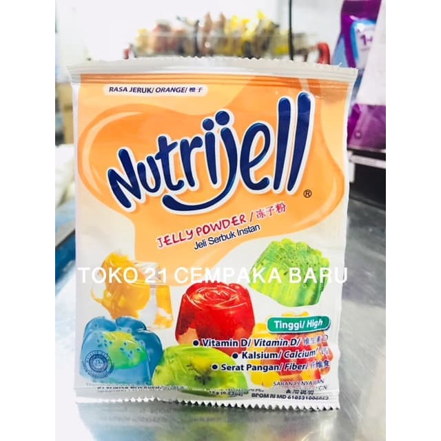 

Nutrijell Rasa JERUK 1 PCS | Agar Agar Jelly Bubuk Nutrijel Orange Murah Promo