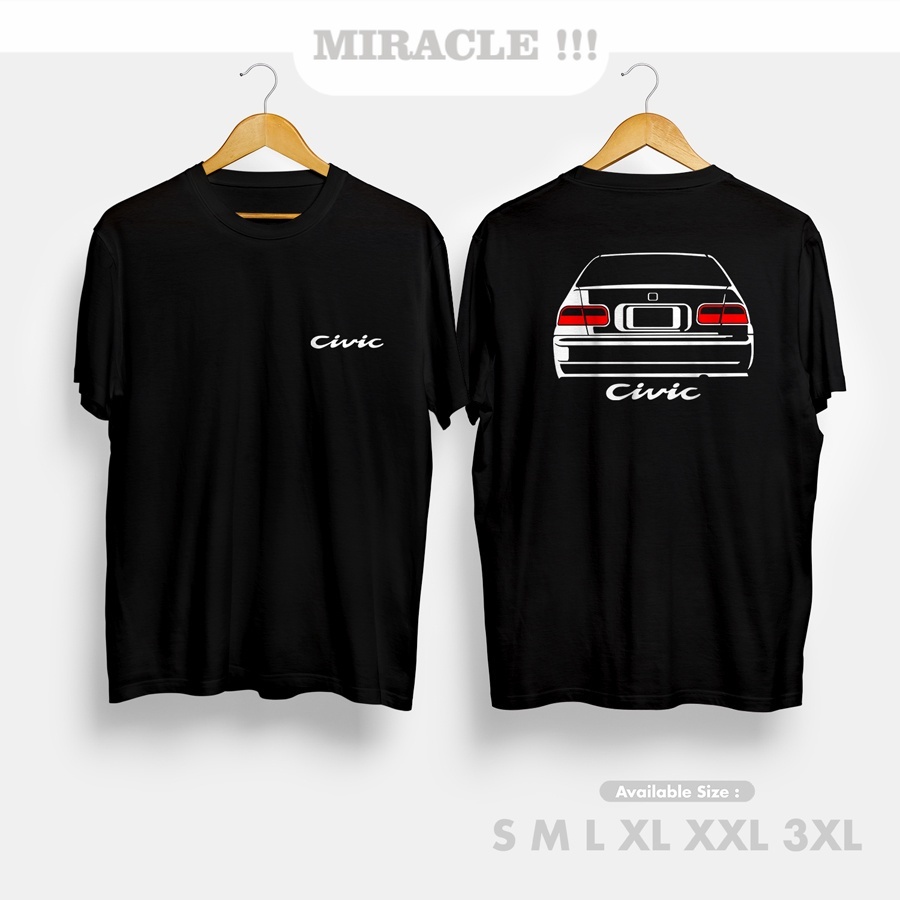 Kaos Baju Mobil Honda Civic Genio Back Kaos Otomotif