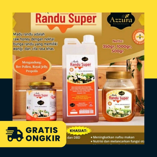 

Madu Azzura - Madu Randu Super Murni dan Alami 100%