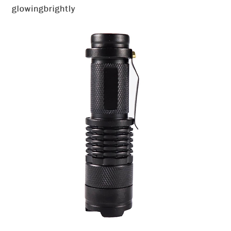 [glowingbrightly] Senter Mini Zoom Alloy Cahaya Tactical Ultra Clear Dengan Fokus Teleskopik TFX