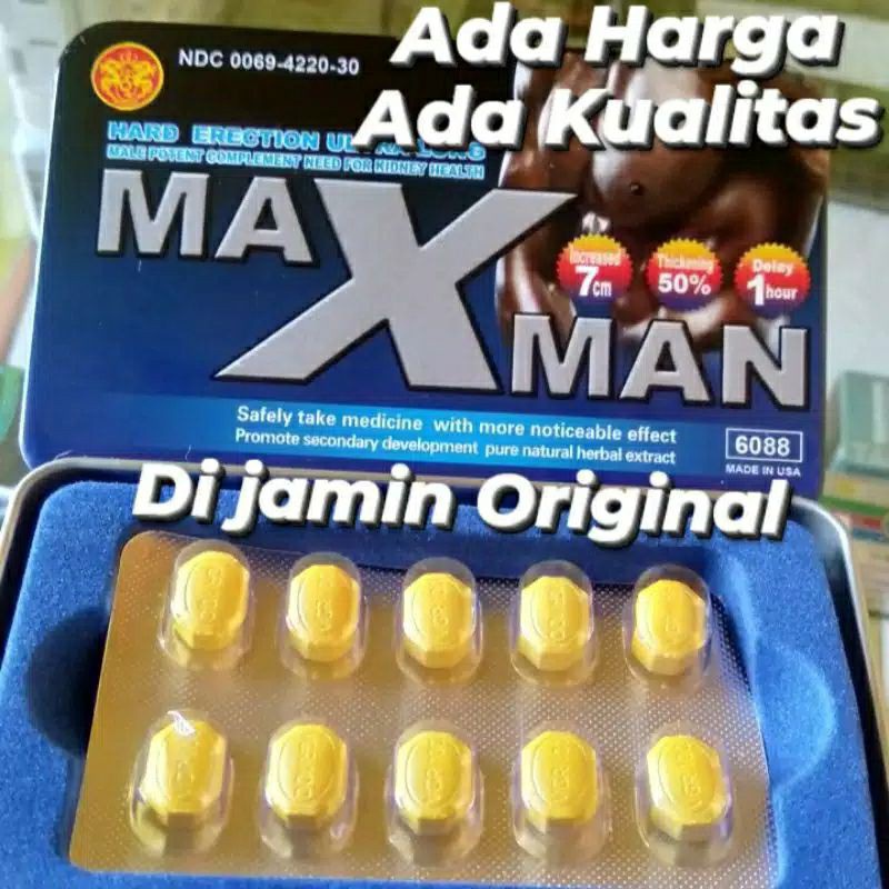READY MAX MAN OBAT KUAT MANTAP 100% ORIGINAL JOS