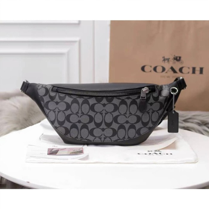 VS TAS COACH RIVINGTON Warren Belt Bag In SIGNATURE CANVAS COACH 78777