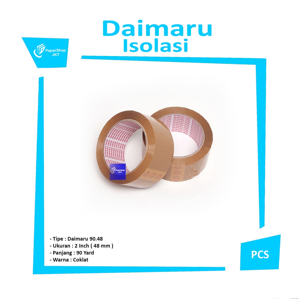 

DAIMARU - Lakban Coklat 90 Yard - Roll