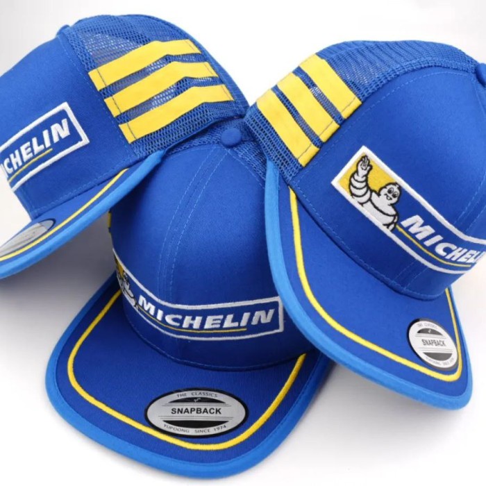 Topi Snapback Original Import Michelin Baseball Cap Distro Fashion
