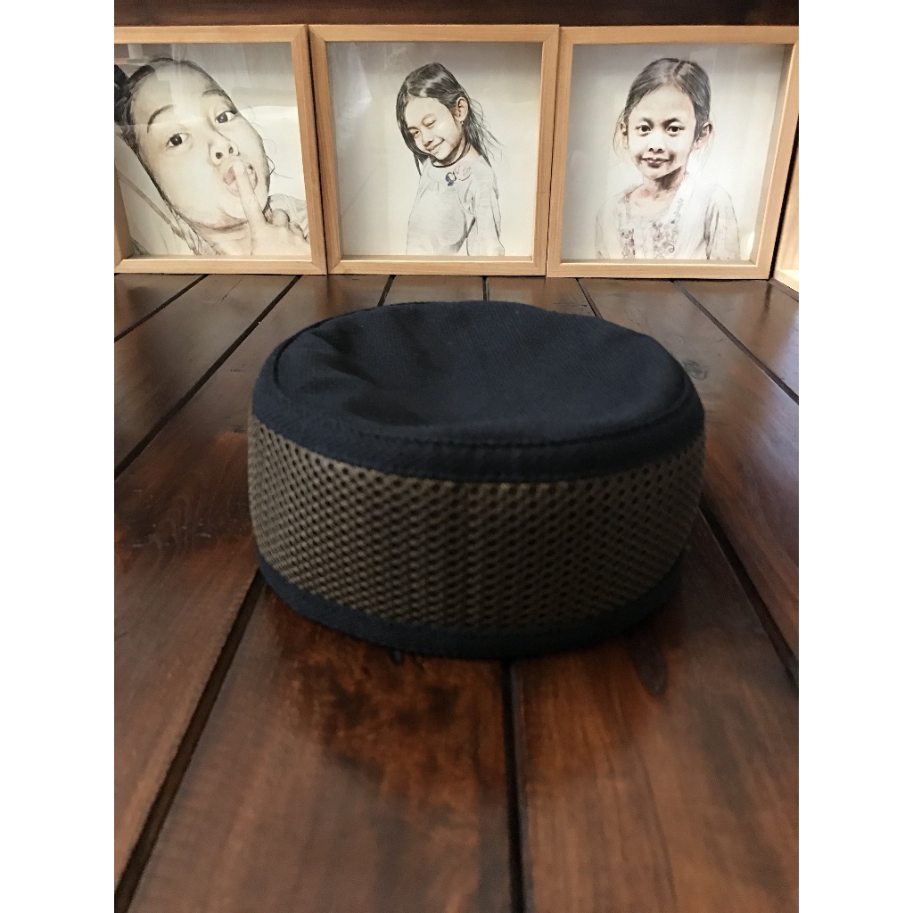 peci kopiah taliban warna hitam mix gold motif lubang besar merk iqmal harga terjangkau kualitas bag