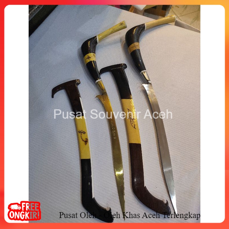 Rencong Aceh 37 cm #bahan kuningan asli