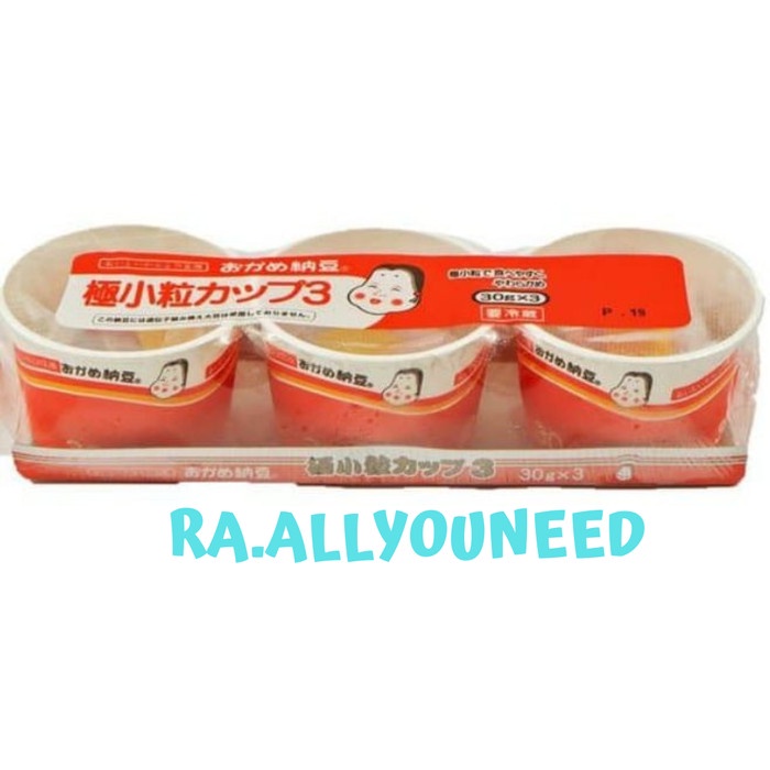 

Okame Natto Goku Kotsubu (3 Cup x 33.7gr) - Tape Kedelai Jepang Nato