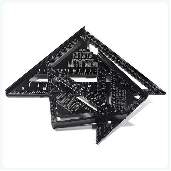 

VKTECH Penggaris Siku Mistar Triangle Ruler Aluminium 7 inch - A10D01