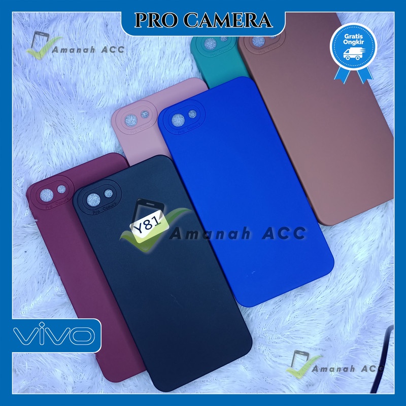 Softcase Pro Camera VIVO Y81 Candy Case Full Color 3D TPU