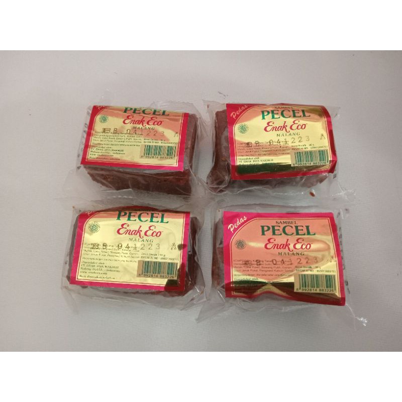 

Sambal Pecal Enak Eco Pedas sedang 90g