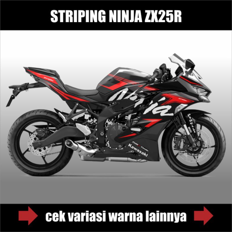 STRIPING NINJA ZX25R GRAFIS NINJA / DECAL KAWASAKI ZX25R / STIKER MOTOR NINJA ZX25R 250CC