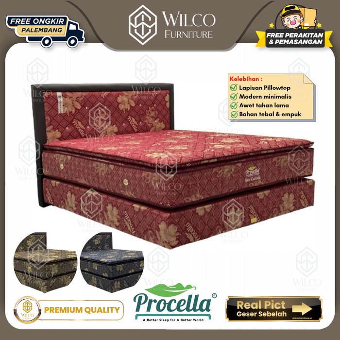 Kasur Springbed Procella Neo Calista Pillow Top / Matras Empuk Terbaik  Matras Murah Palembang- Matr