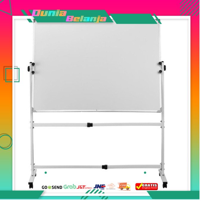 

Odi Whiteboard 2 Sisi Dengan Roda 90x150 Cm