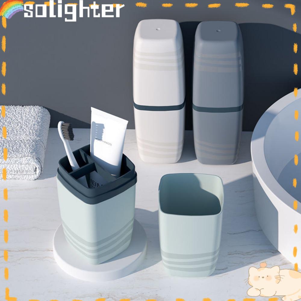 Solighter Toothbrush Cup Gelas Kumur Silinder Odol Portable