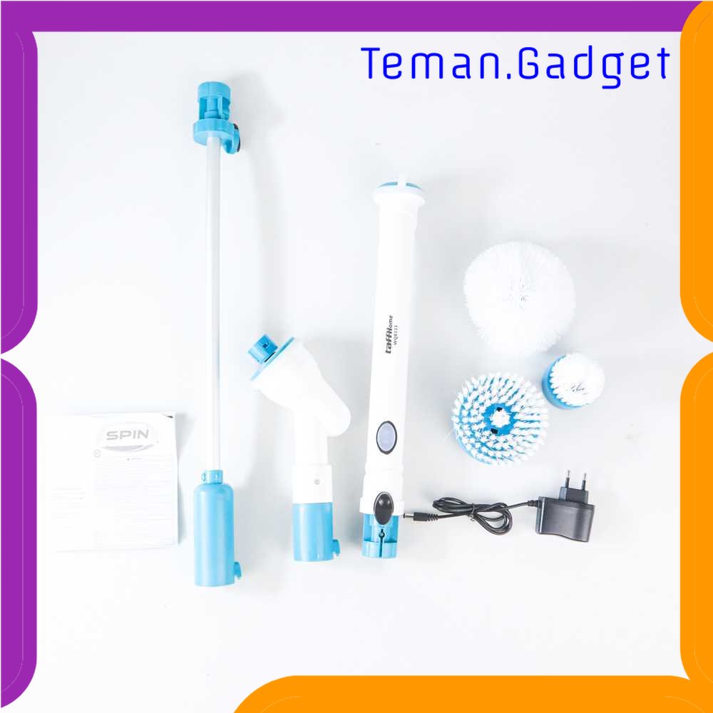 TG - ART TaffHOME Hurricane Spin Scrubber Tools Set Sikat Kamar Mandi Elektrik - WQ8111