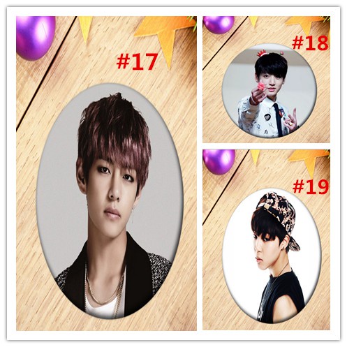 1pc Fashion KPOP BTS Bangtan Boys JUNGKOOK Badge Bros Dada Souvenir Hadiah LY