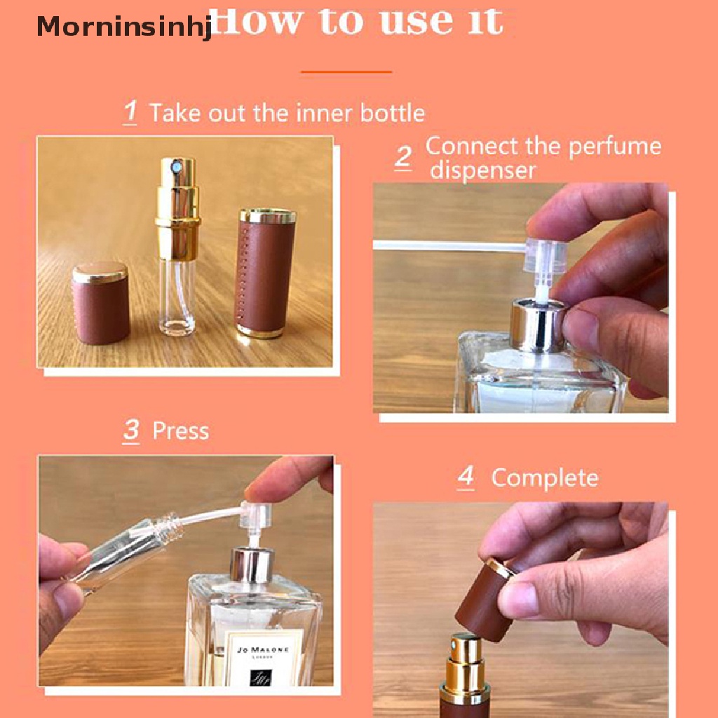 Mornin 5ML Botol Kulit Portable er Refillable Empty id