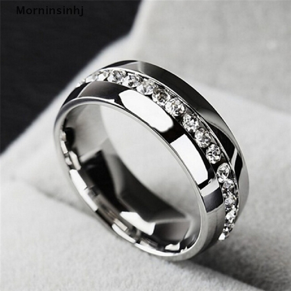 Mornin Cincin Berlian Imitasi Kualitas Tinggi Anti Karat Untuk Pria Dan Wanita Fashion Couple Ring id