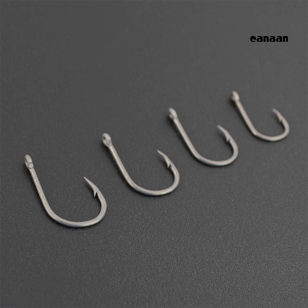 Cnn-100pcs Pengait Ikan Gurame Besi Berduri Cacing Umpan Holder Fishing Tackle Aksesori