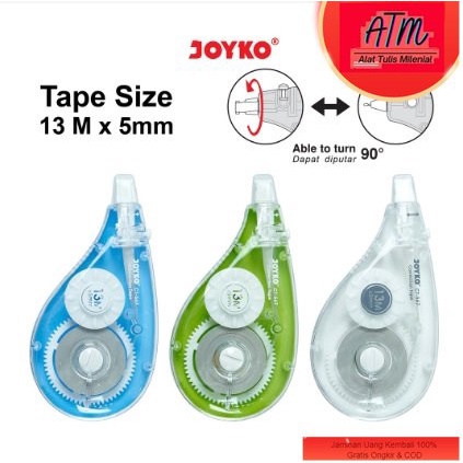 

Pita Koreksi Correction Tape / Tipe X Kertas Joyko Ct-567