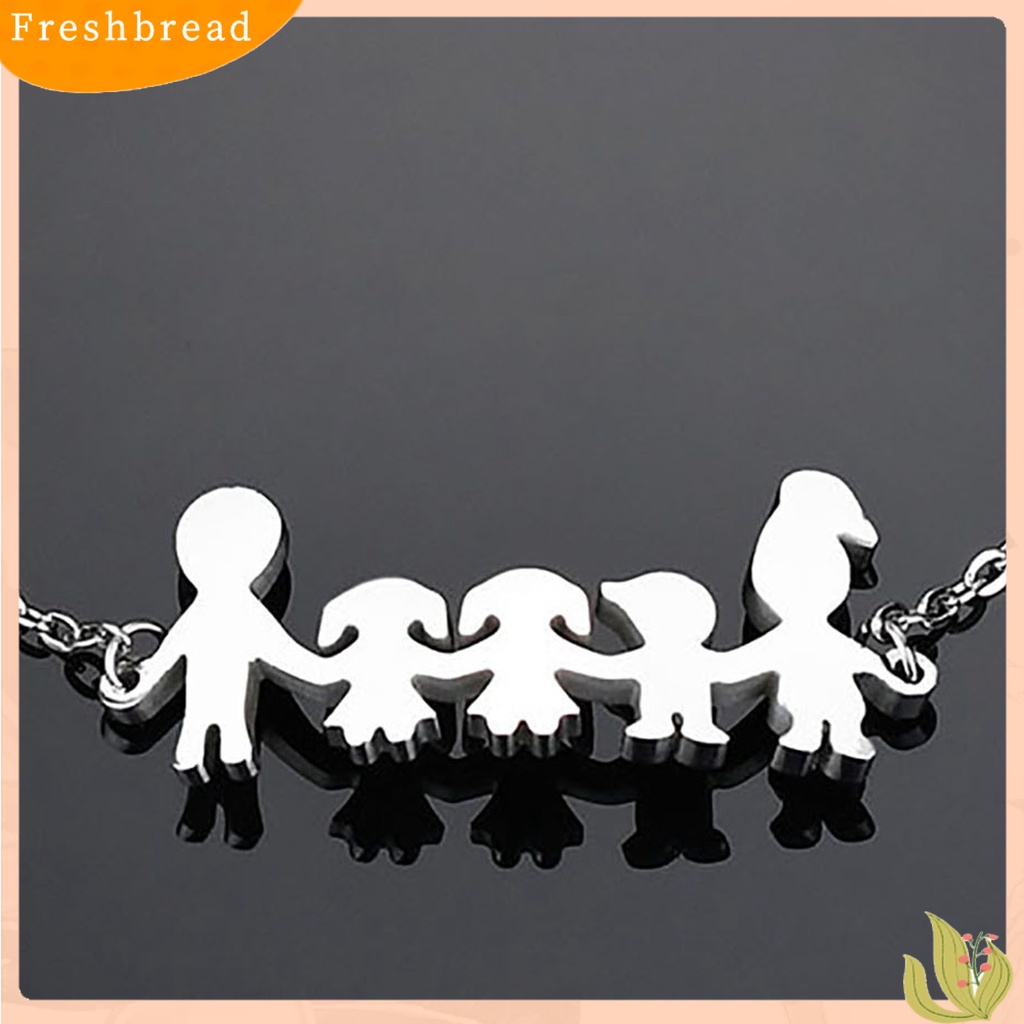 &lt; Freshbread &gt; Gelang Adjustable Anti Karat Hiasan Pergelangan Tangan Hangat Keluarga Kartun Dekorasi Gelang Untuk Hadiah