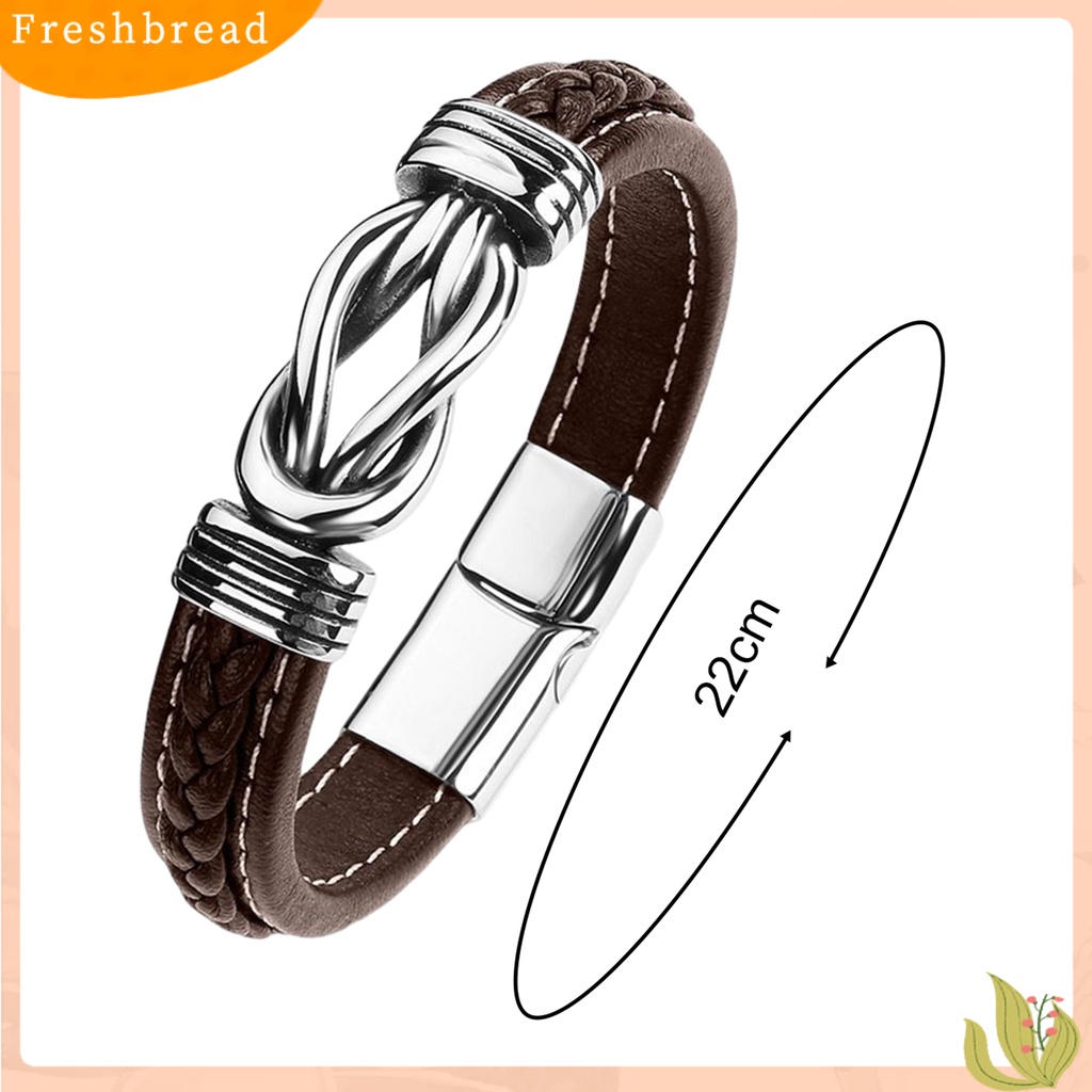 &lt; Freshbread &gt; Pria Gelang Dikepang Gesper Besi Kulit Imitasi Kasual Hip-hop Aksesoris Pakaian Fashion Perhiasan Memutar Alloy Laki-Laki Cuff Bangle Untuk Harian