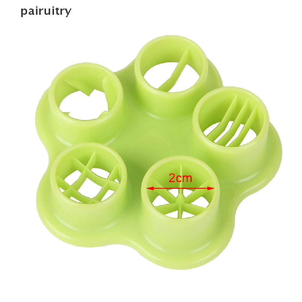 Prt 5in1 Sausage Hot Dog Cutter Set Ham Pemotong Sosis Dapur Cutg Cetakan DIY PRT