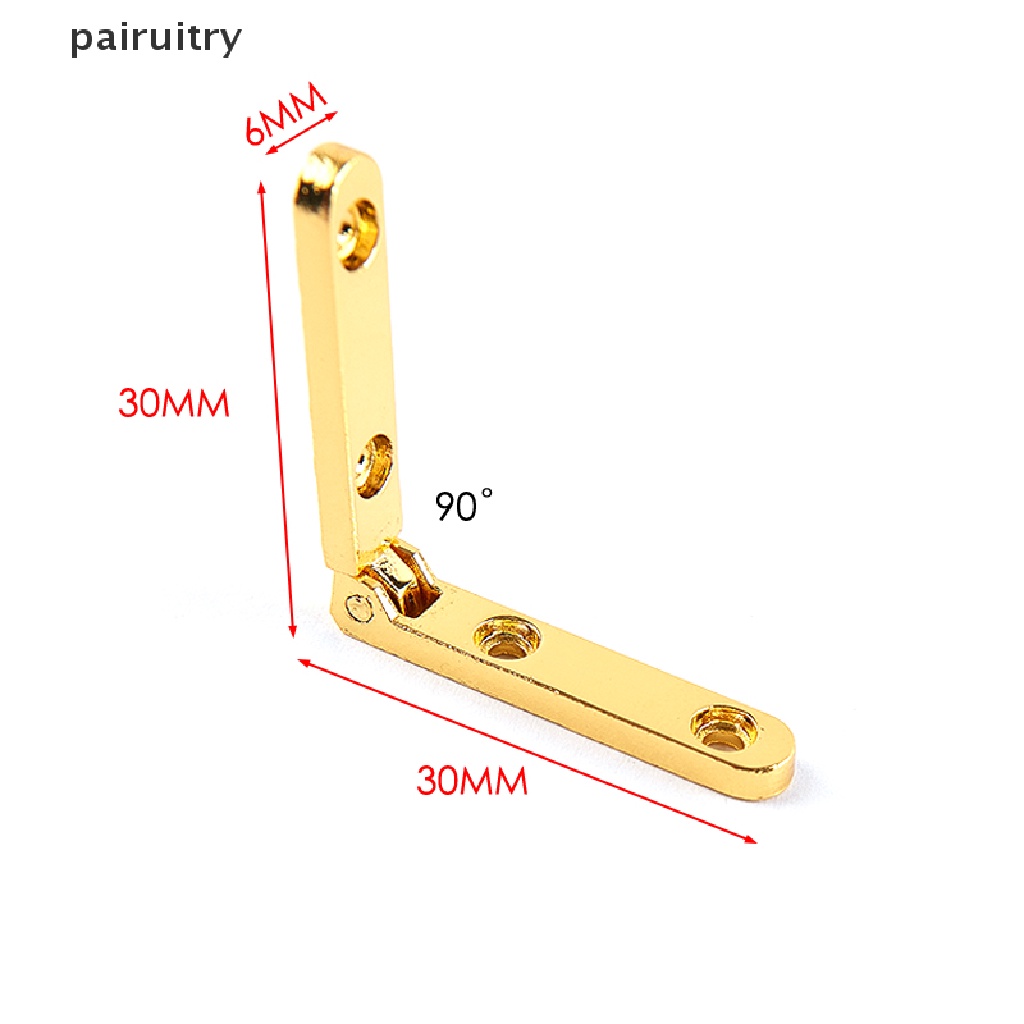 Prt 2Pcs Engsel 90derajat Untuk Kotak Jewellery Case Cabinet Furniture Hardware PRT