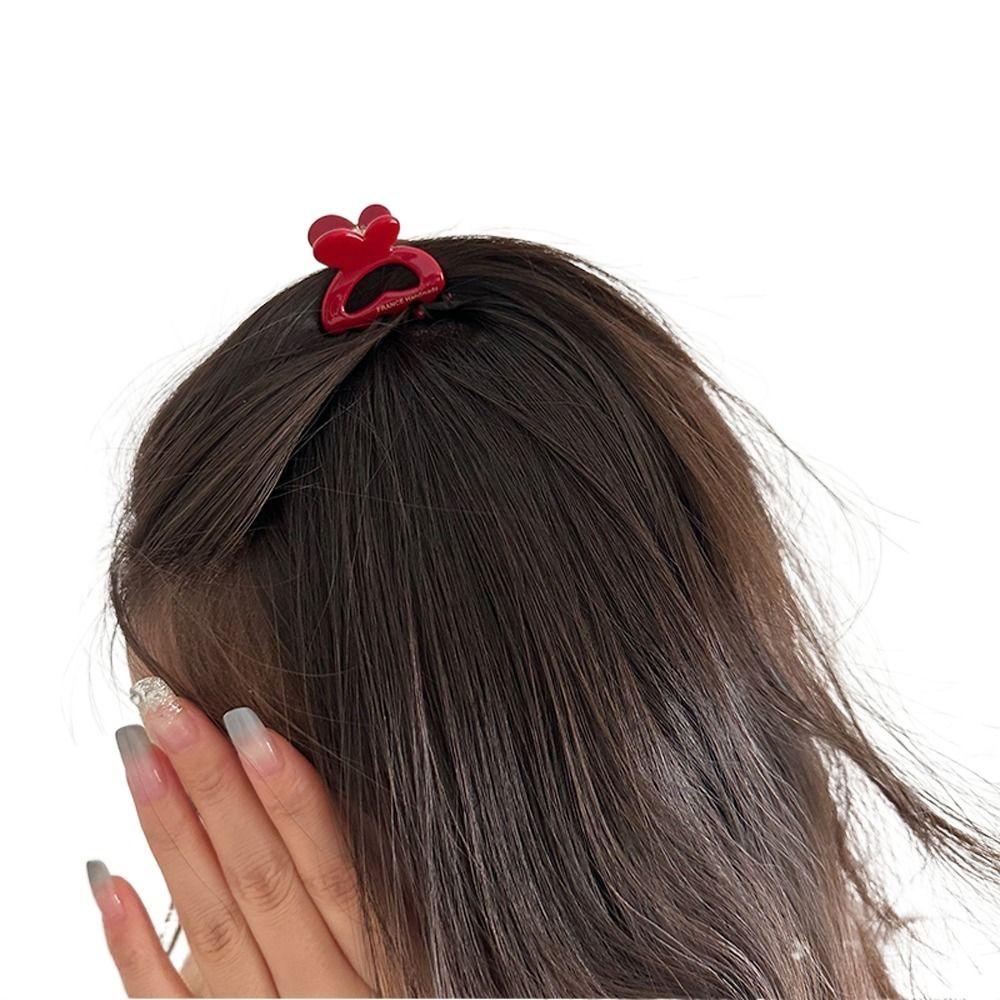 Needway Mini Hair Claw Cute New Ponytail Clips Ins Hair Side Clips Anak Jepit Rambut Telinga Kelinci Leopard Gaya Korea Hairgrips Fashion Hiasan Kepala Wanita Hairgrips