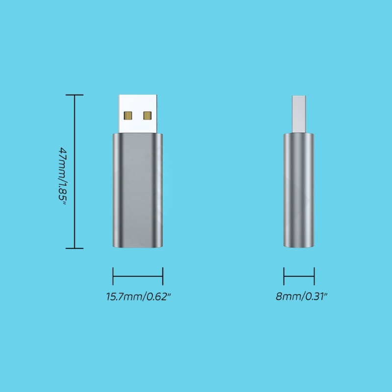 Zzz Headphone Adapter Microphone Stereo- Jack USB to Jack Cocok Untuk Earphone