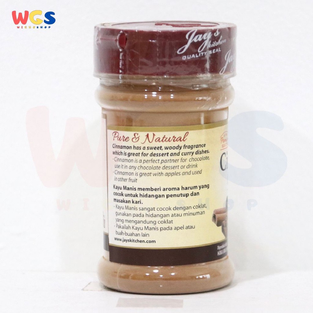 Jay's Kitchen Jays Cinnamon Ground 75g - Kayu Manis Bubuk