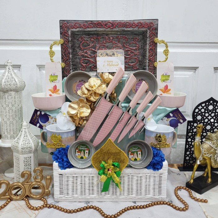 

Paket Dekorasi Lebaran Idul Fitri Hampers Parcel Hadiah Kue Kering 097 - A