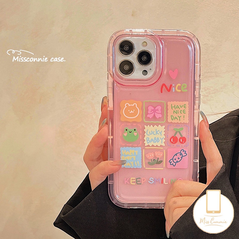 Case Oppo A17K A16 A54 A5 A9 A77s A76 A36 A96 Reno5 4F A5s A3s A17 A15 A95 A7 A74 A12 A57 A16s A16K A92 A77 A5 A1K A53 A31 A16E A52 A12E Kodok Beruang Binatang Lucu Lembut Bening Sarung