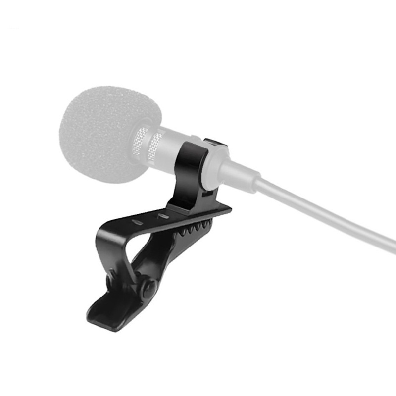 Zzz Klip Logam Mic Universal Protable Lavalier Mikrofon Klip Penjepit Kerah Lapel