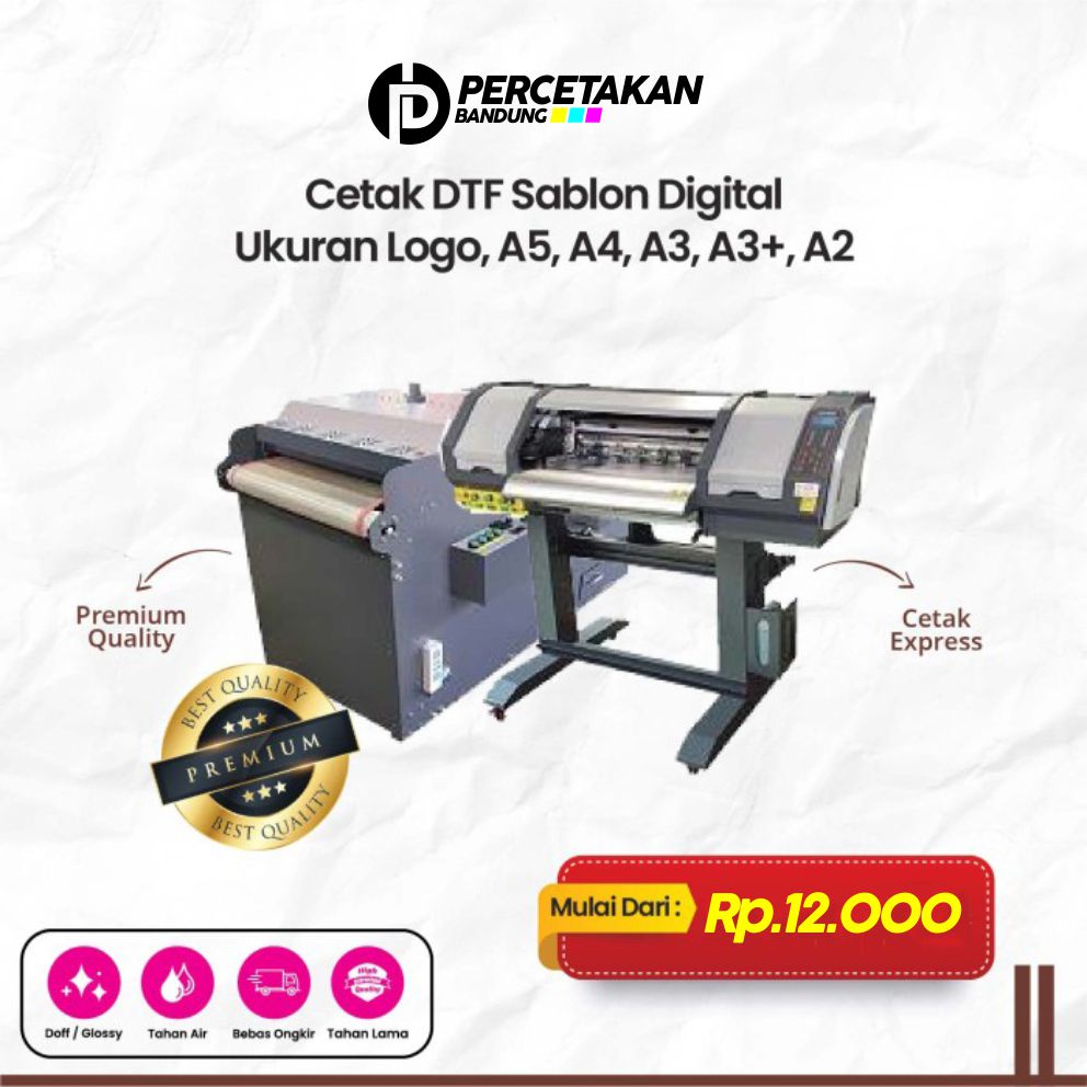 

Cetak Sablon DTF Lembaran - Logo (10x10cm)