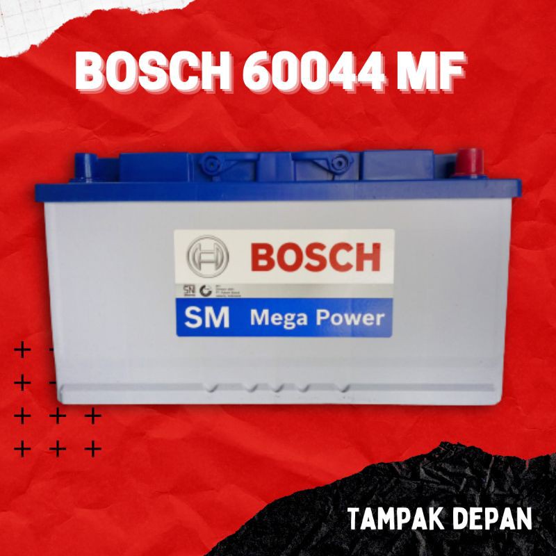 Aki mobil merk Bosch tipe 60044 Aki Kering / MF