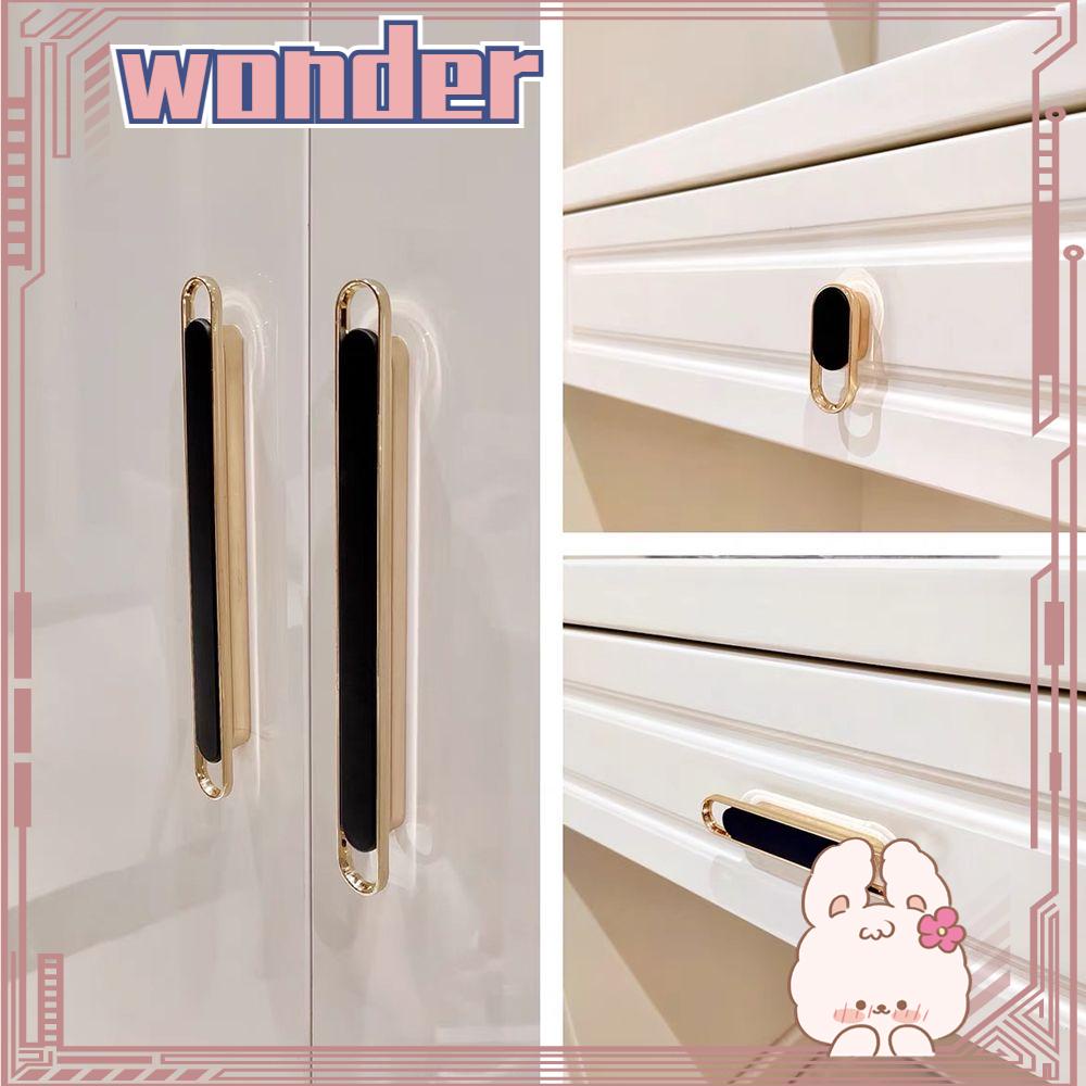 Wonder 2PCS Handle Pintu Kepribadian Tarikan Lemari Lemari Dapur Sederhana