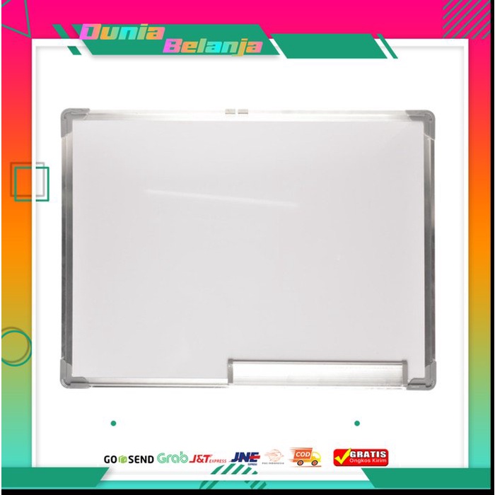 

Papan tulis Alumunium 60 X 90 Cm magnetic dengan tatakan spidol