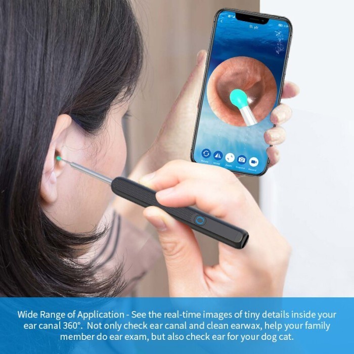 KOREK KUPING PEMBERSIH TELINGA DENGAN KAMERA EAR CLEANING ENDOSCOPE