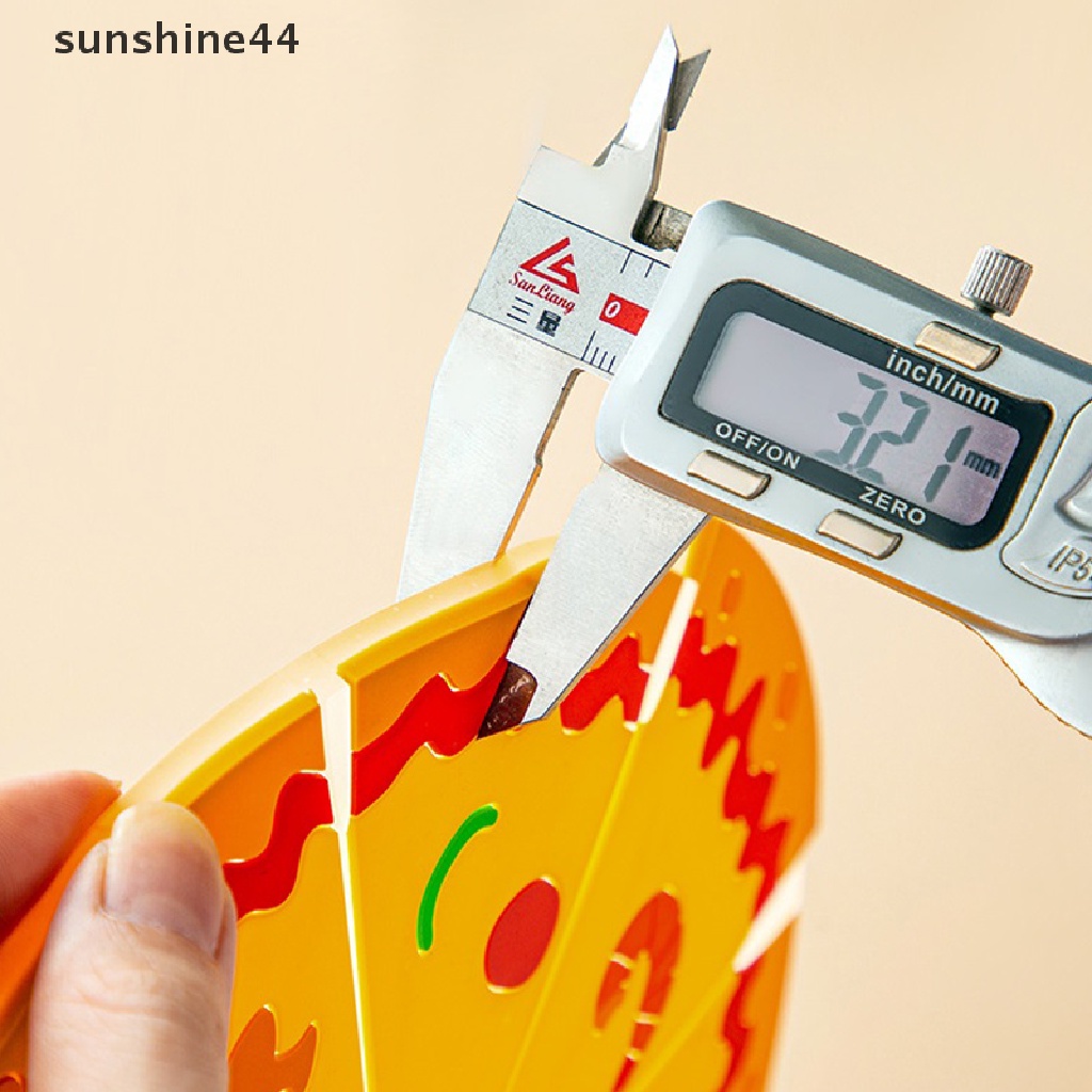 Sunshine Pizza Hot Pot Holder Anti-Slip Cup Coaster Mangkok Alas Peralatan Makan Tahan Panas Pad ID