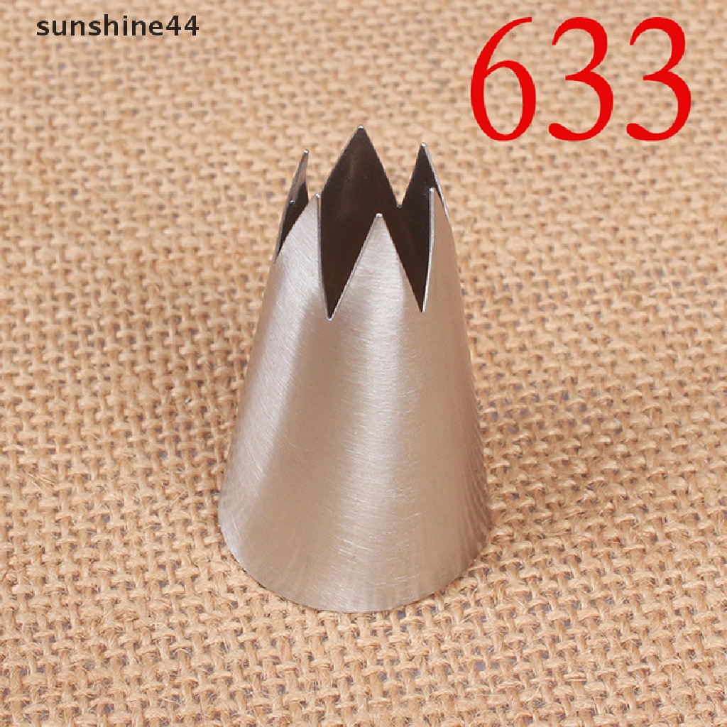 Sunshine 1PC Besar Open Star Piping Nozzle Icing Cream Nozel Bakeware Pastry Tips ID