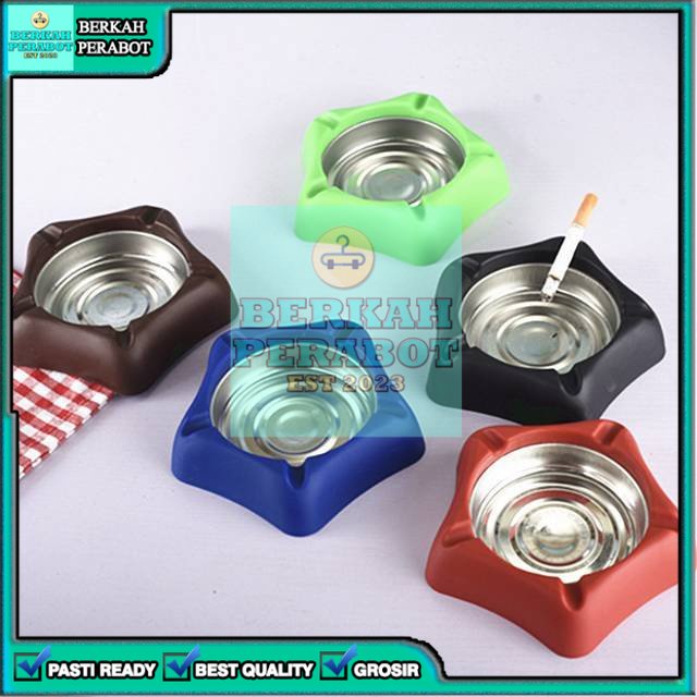 [BPB] ASBAK ROKOK BINTANG WARNA STAINLESS STEEL TAHAN LAMA KUAT