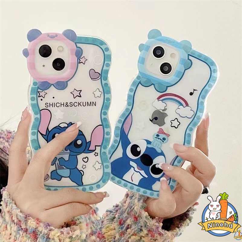 IPHONE Casing Kompatibel Untuk Iphone14 13 12 11 Pro Max X Xr Xs Max SE 7 8 6 6s Plus SE Kualitas Tinggi Monster Kecil Casing Ponsel Shockproof Silikon Bening Tahan Debu Lembut TPU Penutup Belakang SE SE